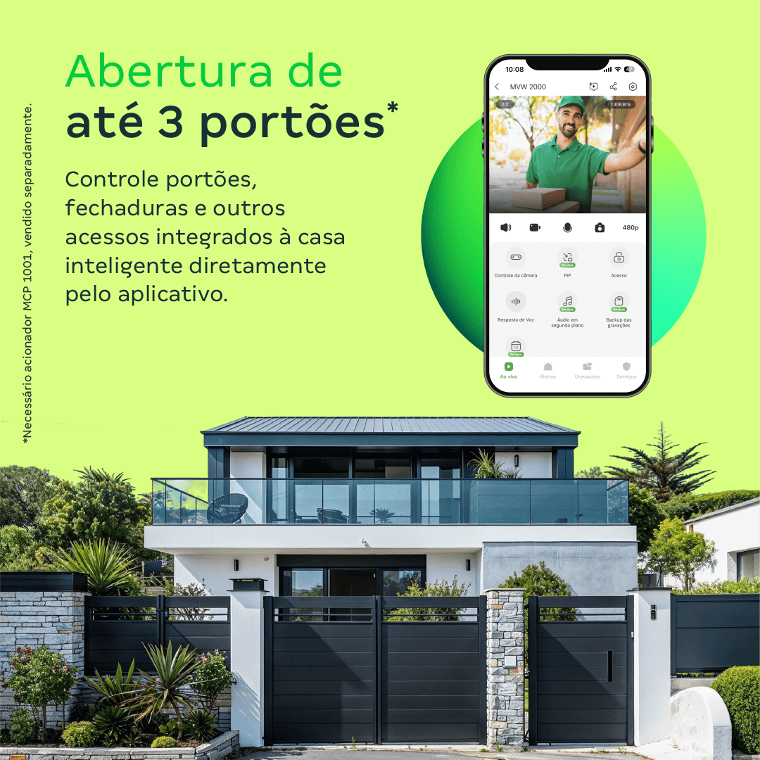Videoporteiro Inteligente MVW 2000 Intelbras