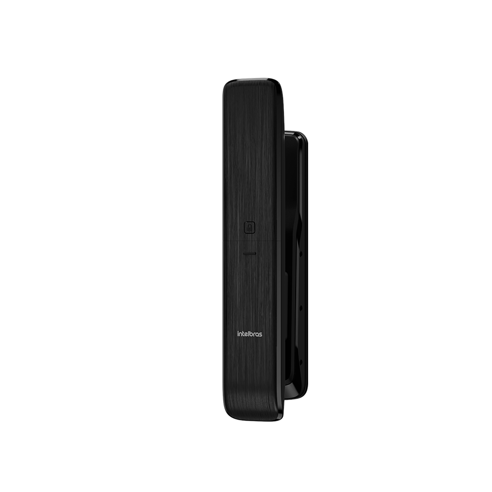 Fechadura Inteligente Push & Pull de Embutir MFR 6300 Preta Intelbras
