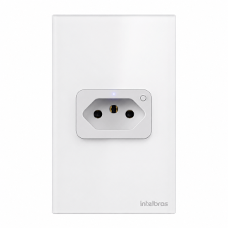 Tomada Inteligente Wifi 1 Tomada 10A E 20A ETW 1001+ Intelbras Branco