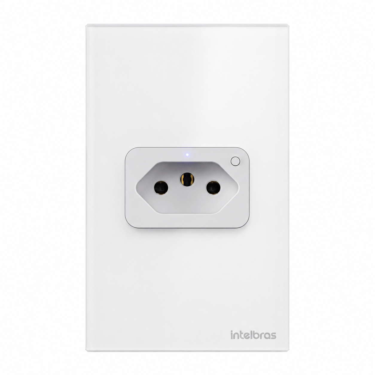 Tomada Inteligente Wifi 1 Tomada 10A E 20A ETW 1001+ Intelbras Branco