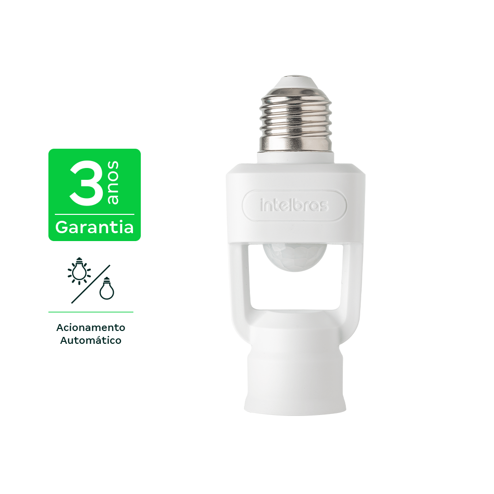 Sensor de Presença para Iluminação Intelbras ESPI 360 S