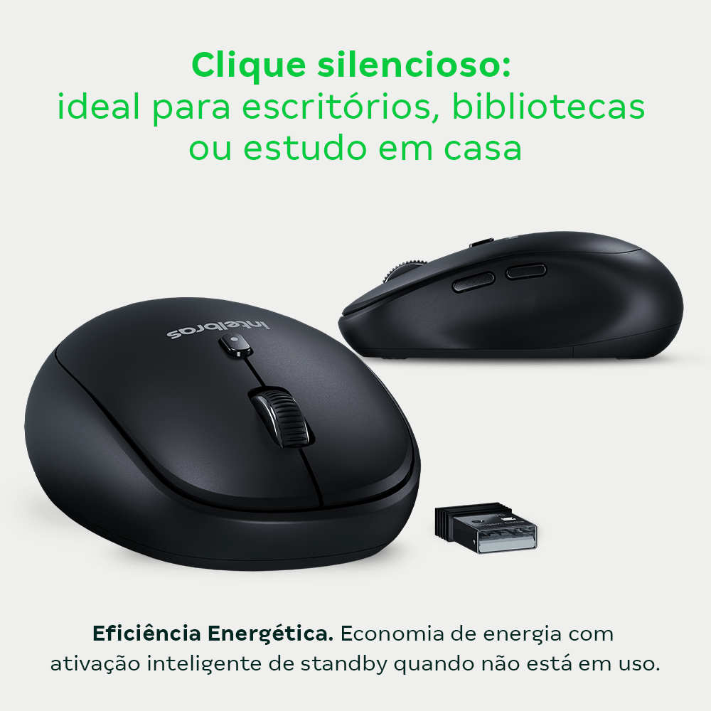 Mouse sem Fio MSI200 Sem Fio Intelbras