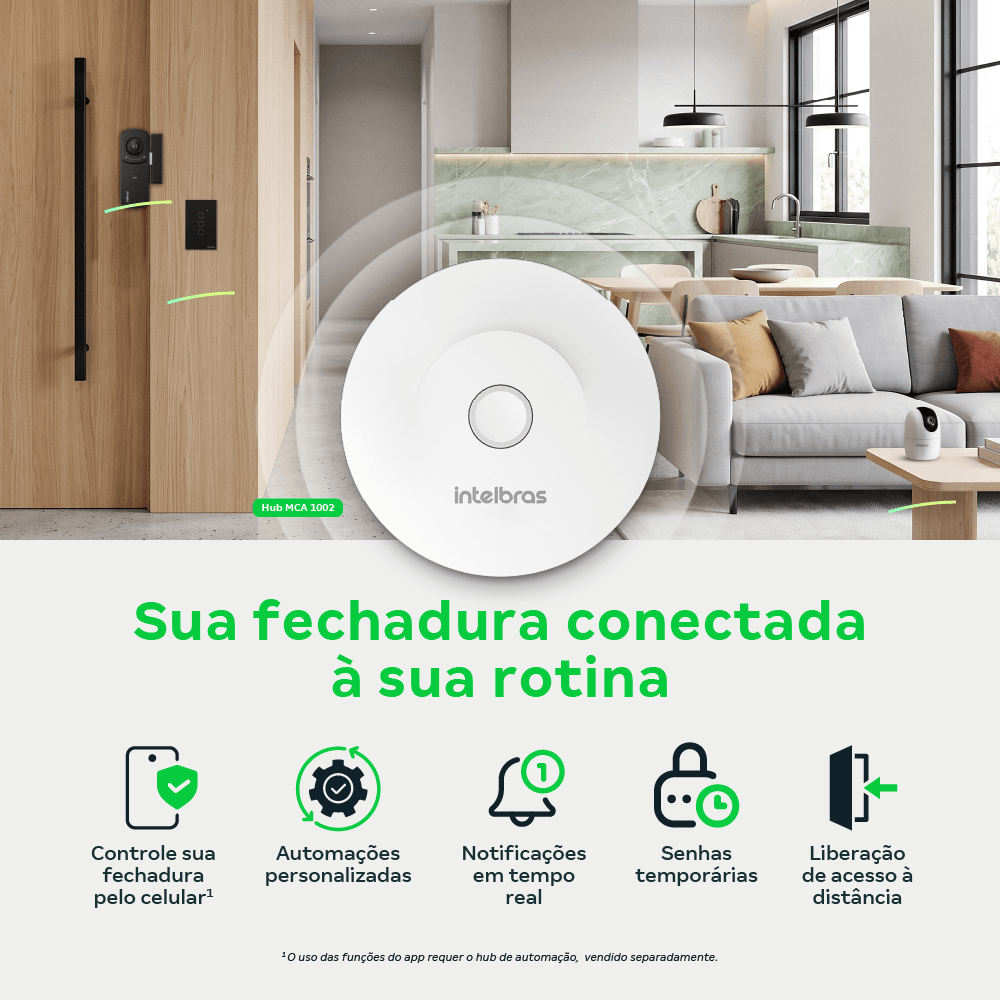 Fechadura Inteligente MFR 2030 Intelbras com Reconhecimento Facial