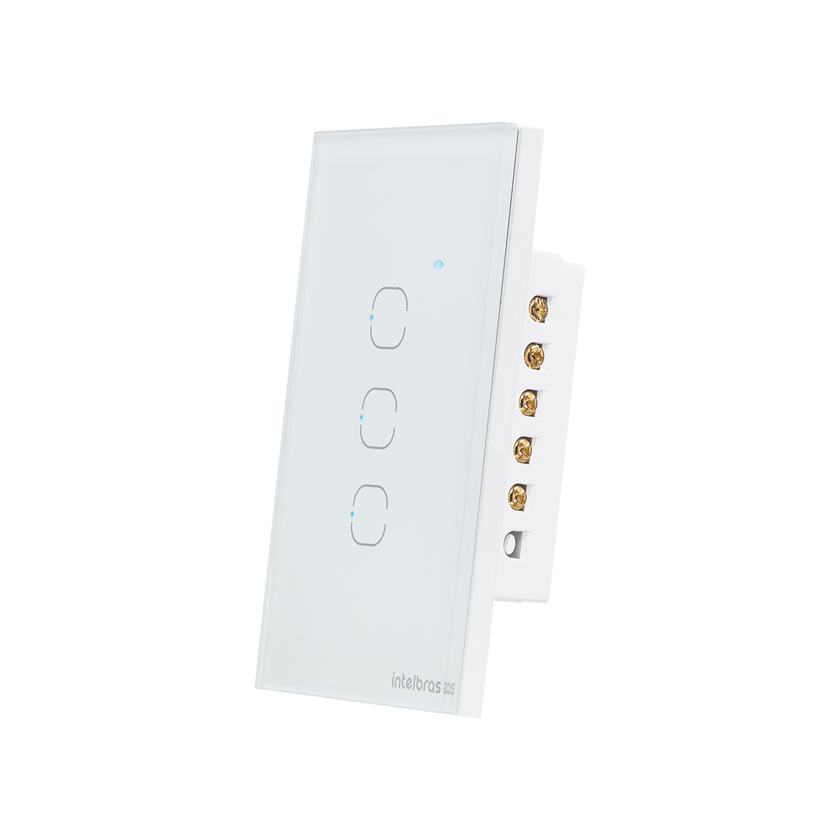 Interruptor Inteligente Zigbee Touch 3 Botões EIZ 1003 Branco Intelbras