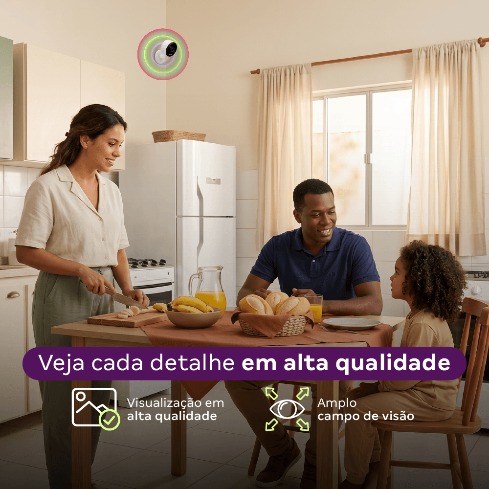 Câmera Inteligente Interna iM1 2MP Intelbras