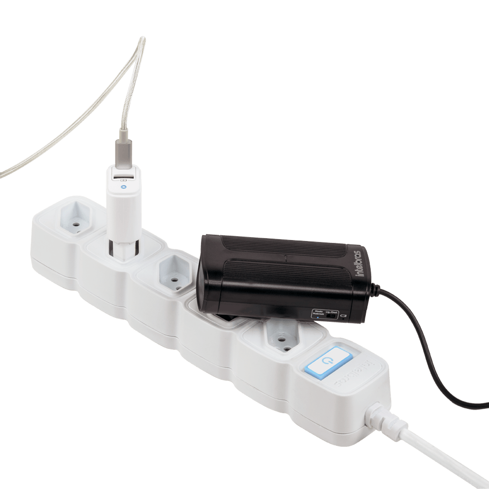 Protetor Eletrônico Inteligente com 5 Tomadas EWS 305 Branco Intelbras