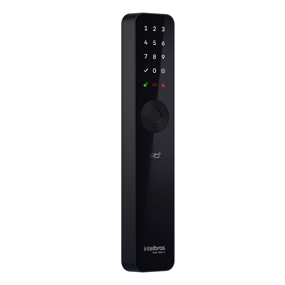Fechadura Inteligente de Embutir sem Maçaneta MFR 7001 V Intelbras