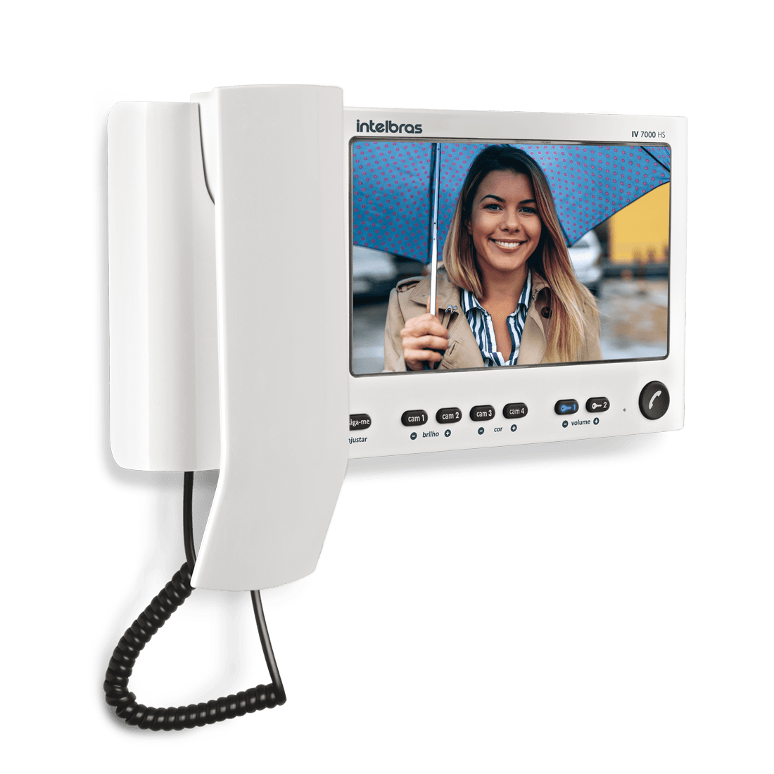 Videoporteiro Intelbras IV 7010 HS Branco