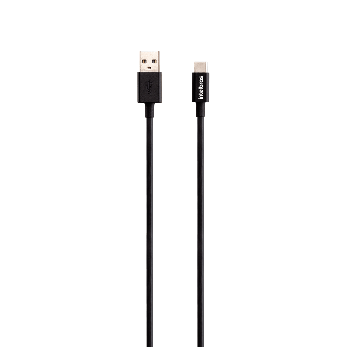Cabo USB-C 1,2m PVC Preto Intelbras EUAC 12PP