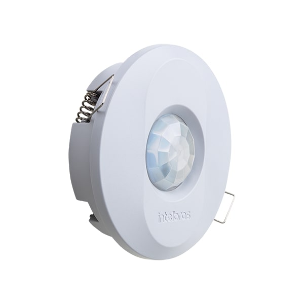 Interruptor Sensor de Presença com Fotocélula Branco ESPi 360 Intelbras