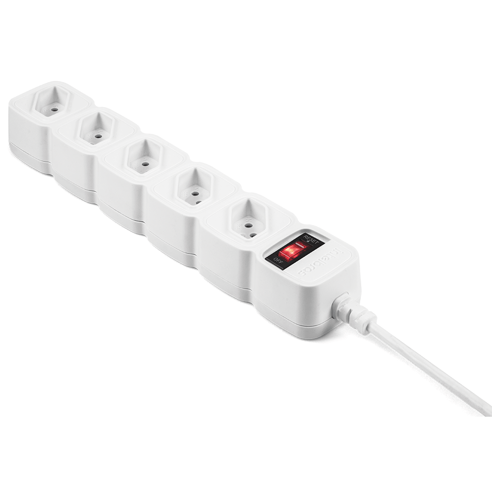 Protetor Eletrônico Intelbras com 5 Tomadas EPE 205 Branco