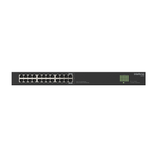 Switch Não Gerenciavel 24 portas Gigabit S1124G Preto Intelbras