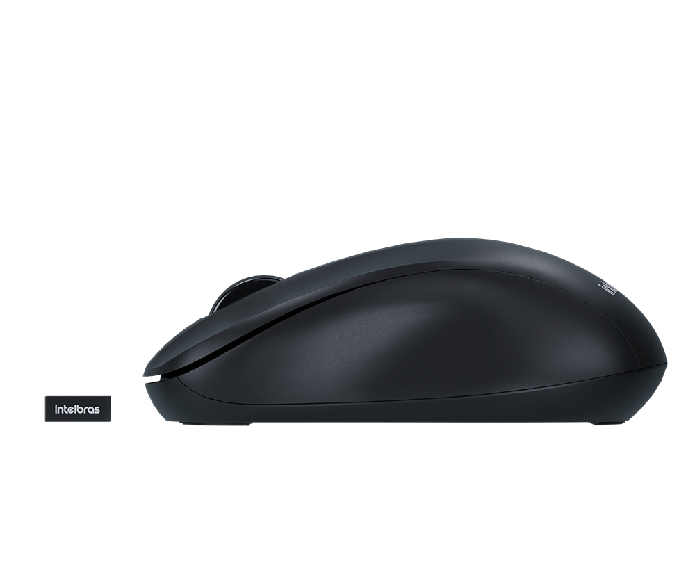 Mouse Intelbras MSI55 Sem Fio Preto