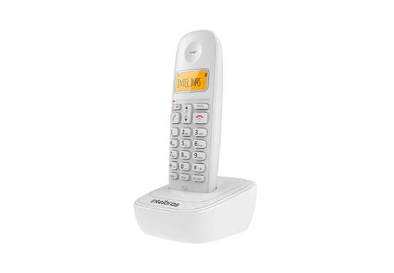 Telefone sem Fio com Identificador e Display Luminoso TS 7510 Branco Intelbras