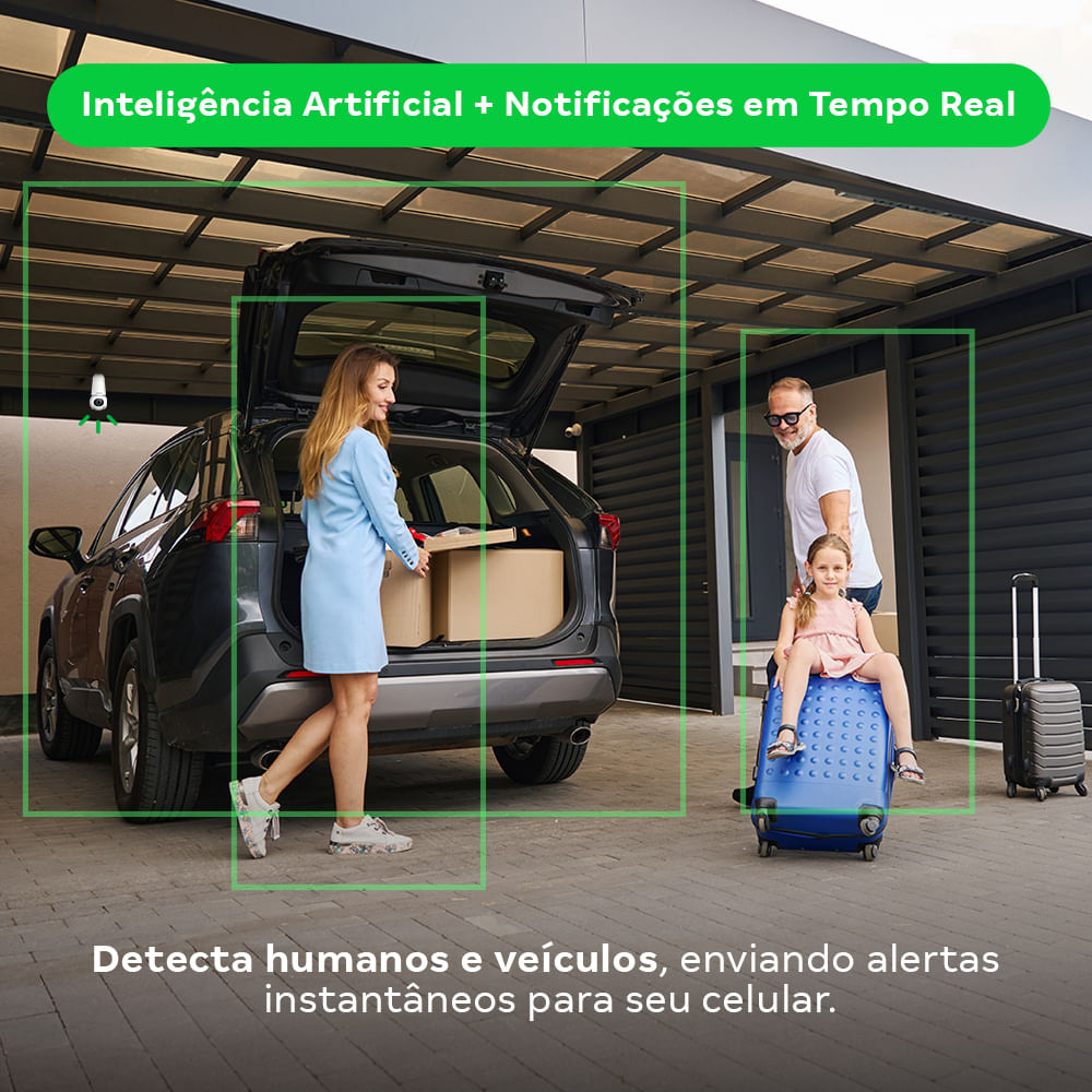 Câmera Lâmpada Interna Inteligente IM6 Full Color Intelbras