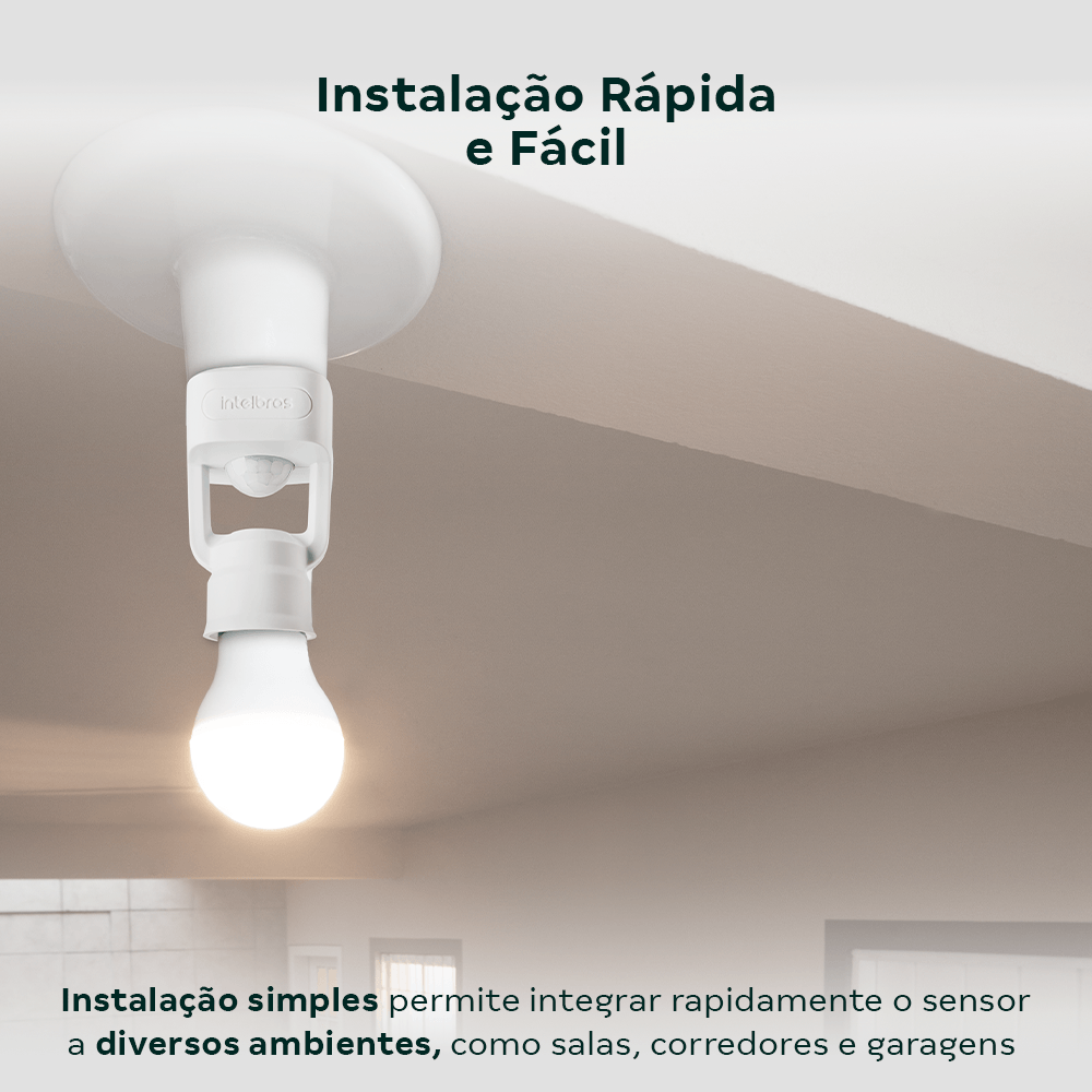 Kit Sensor de Presença Intelbras ESPi 360 S - 3 Unidades