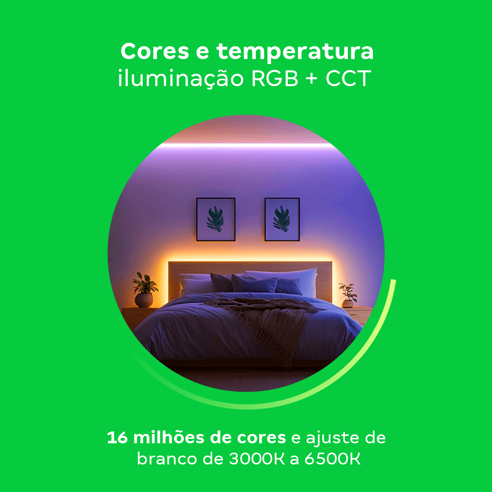 Fita Led Inteligente Wi-Fi RGB 3metros EFLS 6030 Intelbras